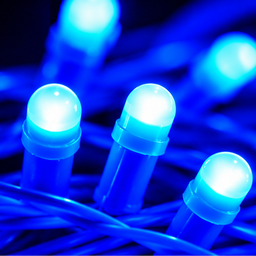 40M Pixel Blue String Light (170/150 Bulb) (5 MM) (Print: 55M) ✨ - Image 2