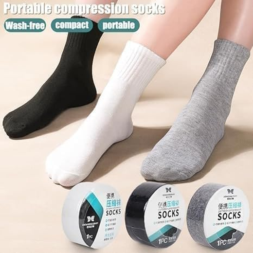 Travel Portable Disposable Cotton Socks
