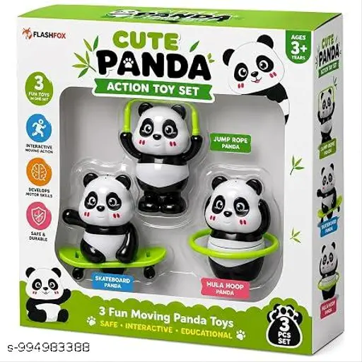 Pack of 6 panda scrolling toy with box packing (net price 105) - Image 2