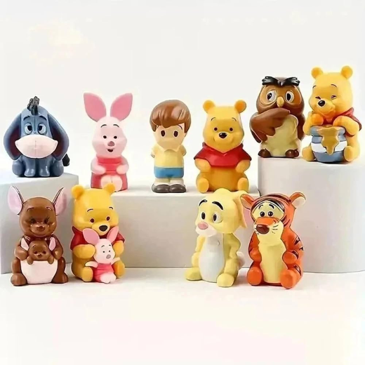 Wini the poo set 0f 10 - Image 3
