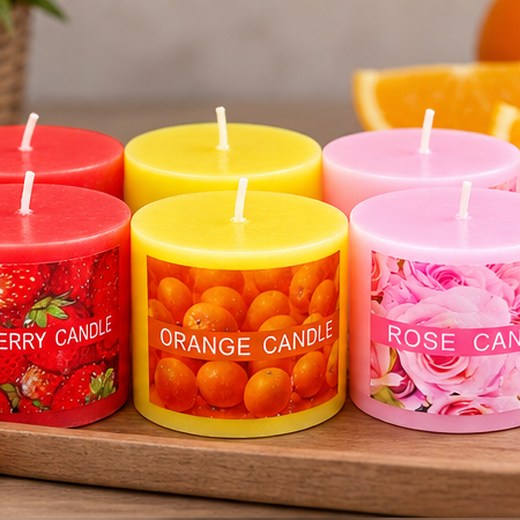 6 Piece Box Fragrance Piller Set Imported (Size: 6cm) 🕯️ - Image 3