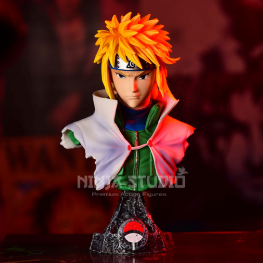 Minato Namikaze Yellow Flash Bust – 15CM - Image 4