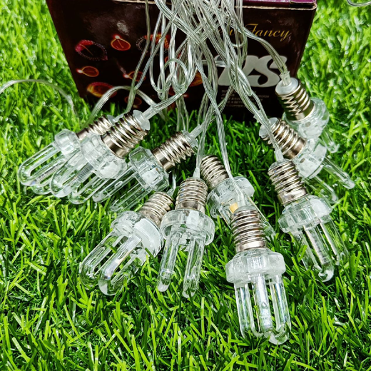 Big Holder Design Crystal Bulb String Light (10 Bulb) ✨💡 - Image 3