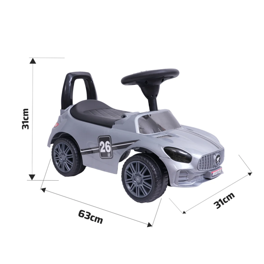 FLYI Beetle Ride-On Car for Kids with Steering Wheel & Backrest - Image 4