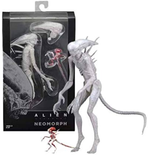 NCA -KO White Alien Covenant Neomorph 7 Action Figure Collection