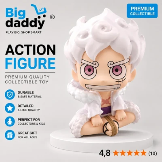 Gear 5 New Eyes Open Sitting Figure (Pack Of 2)