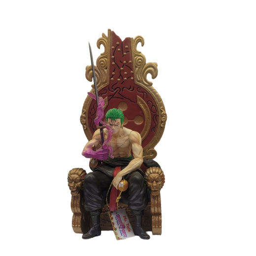 31.5 cm Giant King Zoro on throne action figure showpeice - Image 3