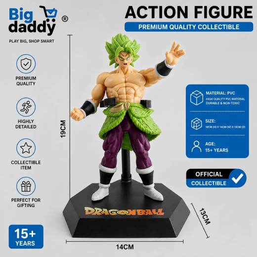Brolly dbz Standing action fiqure 19cm