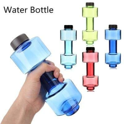 Dumbbell Water Bottle (Set of 3)