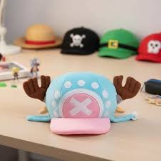 One Piece Tony Chopper Multi Colour Anime Cosplay Plush Hat - Image 3
