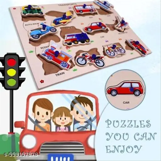 Vehicle Wooden Puzzle - Image 3