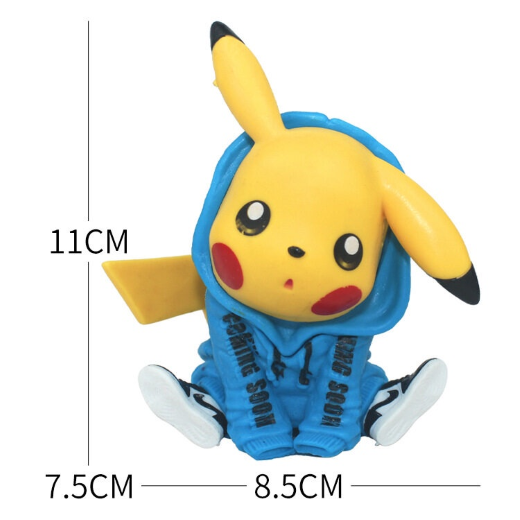 New Pekachu in Blue dress Action Figure - Image 3