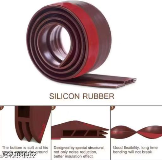 Door Bottom Sealing Strip (1meter) (brown)