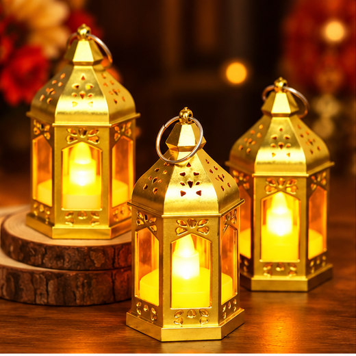 LED Lantern (Colour may vary) 🏮 Height: 17Cm