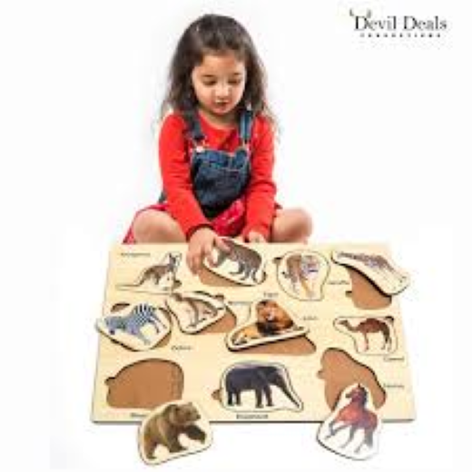 Wooden Animals Shapes Puzzles - Image 3