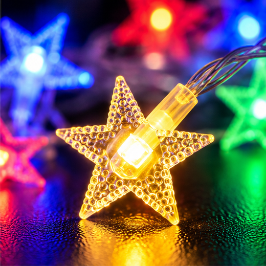 Multicolour Star String Light (14 Star) ✨ - Image 2