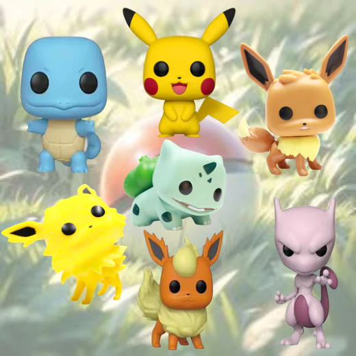 4pcs in 1 box - pokimon pop set - Image 3