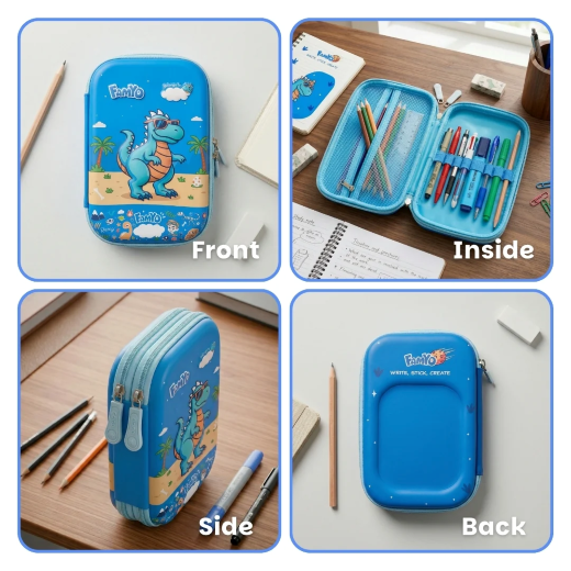 3D Dinosaur Pencil Case Pouch - Image 4