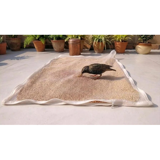 Cotton reusable Drying Cloth with Protective Net & Zipper - Image 2