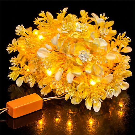 32 Bulb Yellow Light Patta String Light ✨