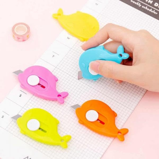 Mini Whale Portable Utility Knife Cute Paper Cutter