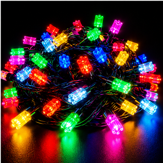 80M Fan Design Multicolour String Light (400 Bulb) (Print: 115M) ✨ - Image 4