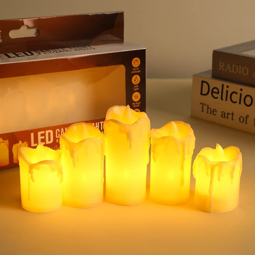 5 Piece Set LED Candles 🕯️
