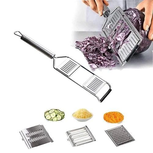 6 in 1 Stainless Steel Vegetable Slicer Cutter & Grater - Image 4