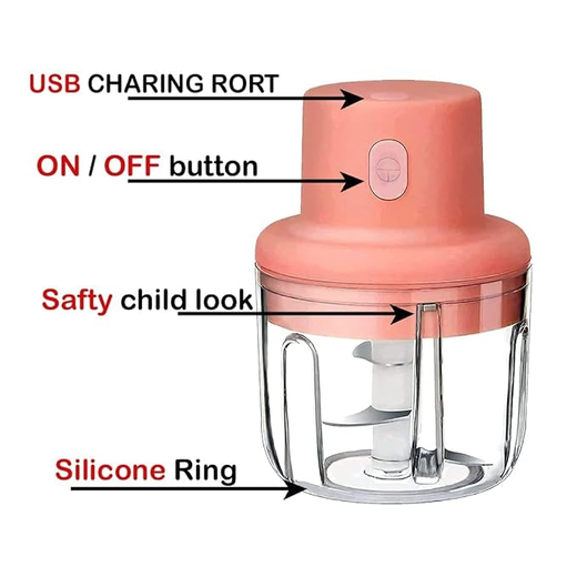 250 ML Electric Mini Garlic Chopper - Image 4