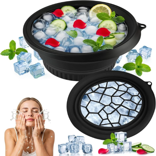 SILICONE ICE BOWL FACE BATH